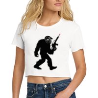 Bigfoot Airsoft Sasquatch Airsofting Apparel Crop Top