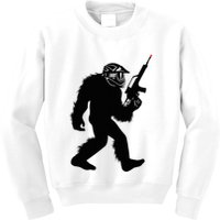 Bigfoot Airsoft Sasquatch Airsofting Apparel Kids Sweatshirt