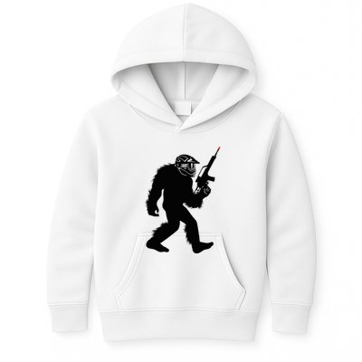 Bigfoot Airsoft Sasquatch Airsofting Apparel Kids Hoodie