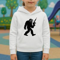 Bigfoot Airsoft Sasquatch Airsofting Apparel Kids Hoodie