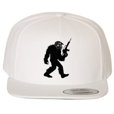 Bigfoot Airsoft Sasquatch Airsofting Apparel Wool Snapback Cap