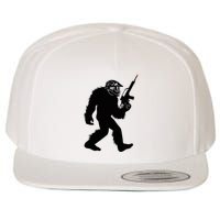 Bigfoot Airsoft Sasquatch Airsofting Apparel Wool Snapback Cap