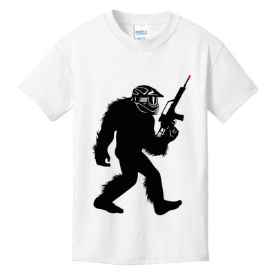 Bigfoot Airsoft Sasquatch Airsofting Apparel Kids T-Shirt