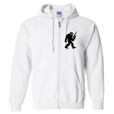 Bigfoot Airsoft Sasquatch Airsofting Apparel Full Zip Hoodie