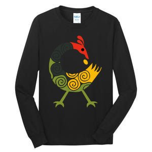 Bird Adinkra Symbol Ghana Sankofa Black History Tall Long Sleeve T-Shirt