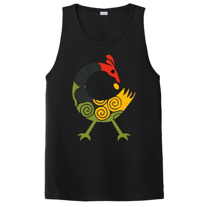 Bird Adinkra Symbol Ghana Sankofa Black History PosiCharge Competitor Tank