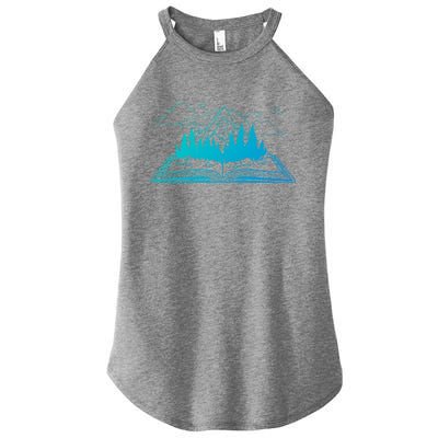 Bookish Adventure Storytelling Imagination Fiction Bookworm Gift Women’s Perfect Tri Rocker Tank