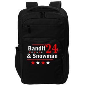 Bandit And Snowman 2024 Election Impact Tech Backpack