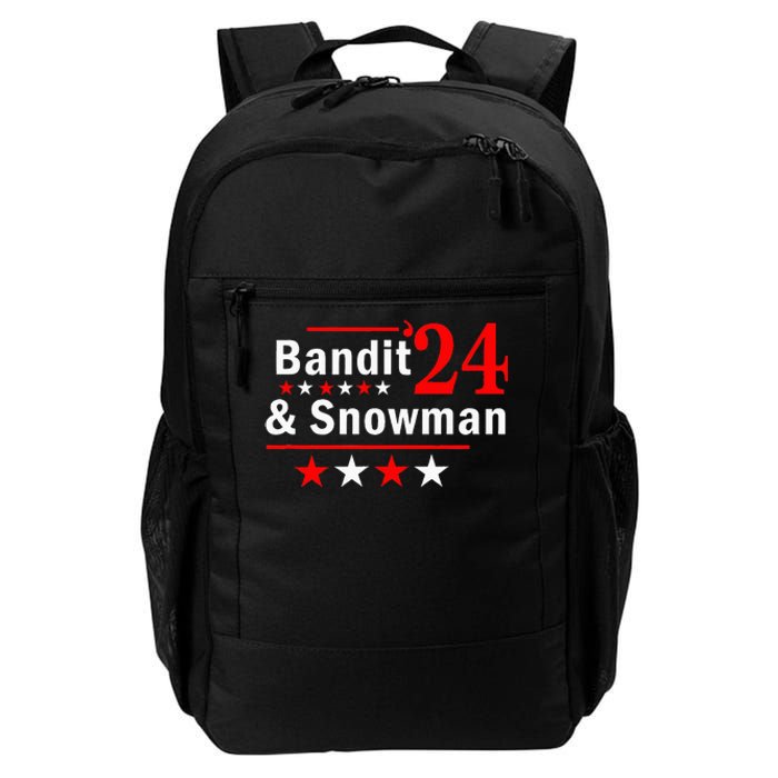 Bandit And Snowman 2024 Election Daily Commute Backpack