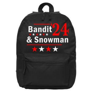 Bandit And Snowman 2024 Election 16 in Basic Backpack