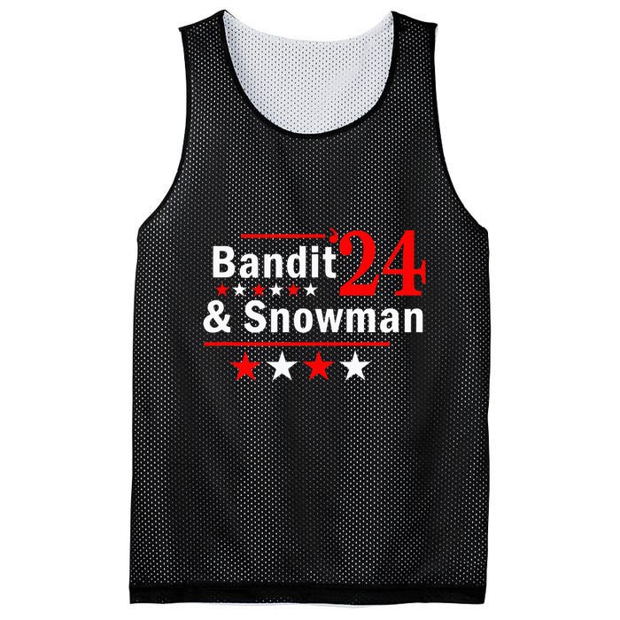 Bandit And Snowman 2024 Election Mesh Reversible Basketball Jersey Tank