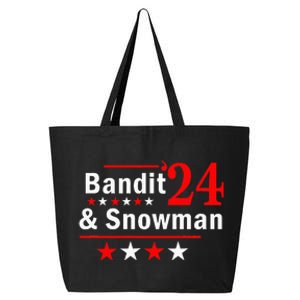 Bandit And Snowman 2024 Election 25L Jumbo Tote