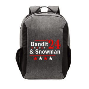 Bandit And Snowman 2024 Election Vector Backpack