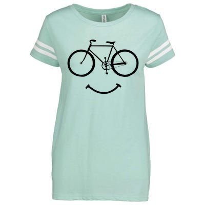 Bicycle And Smile Bicycling Black Enza Ladies Jersey Football T-Shirt