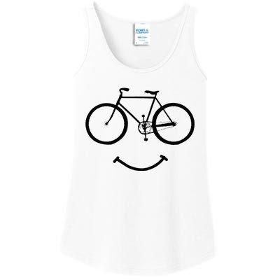 Bicycle And Smile Bicycling Black Ladies Essential Tank