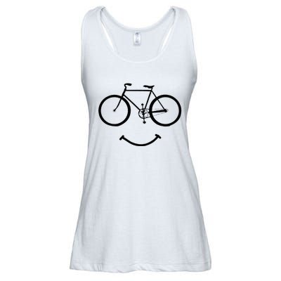 Bicycle And Smile Bicycling Black Ladies Essential Flowy Tank