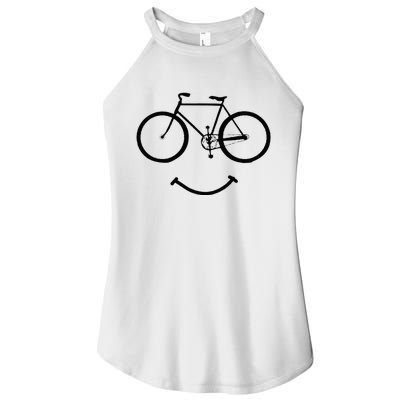 Bicycle And Smile Bicycling Black Women's Perfect Tri Rocker Tank