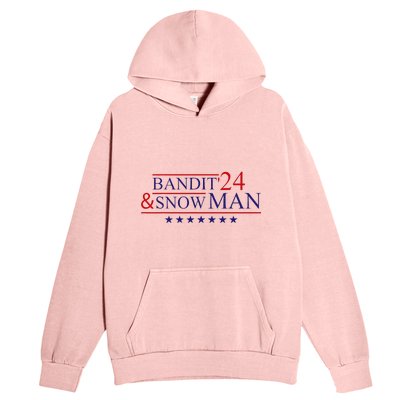 Bandit And Snowman 2024 Election Urban Pullover Hoodie