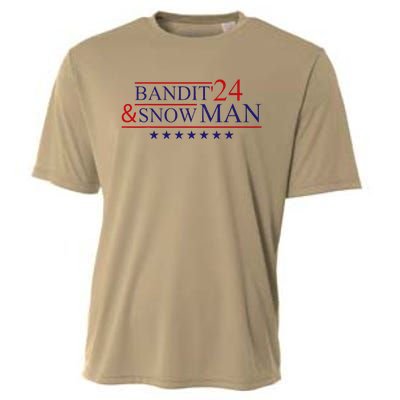 Bandit And Snowman 2024 Election Cooling Performance Crew T-Shirt