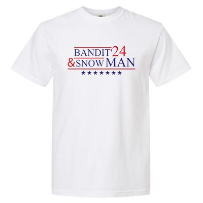 Bandit And Snowman 2024 Election Garment-Dyed Heavyweight T-Shirt