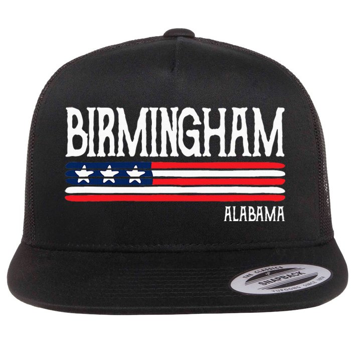 Birmingham Alabama Souvenir Gift Flat Bill Trucker Hat