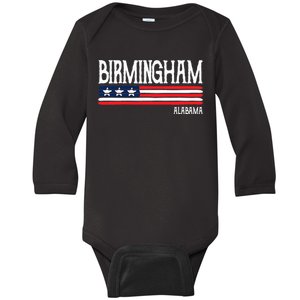 Birmingham Alabama Souvenir Gift Baby Long Sleeve Bodysuit