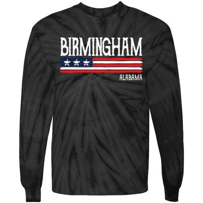 Birmingham Alabama Souvenir Gift Tie-Dye Long Sleeve Shirt