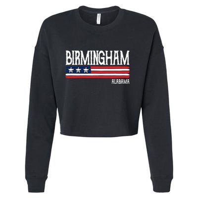 Birmingham Alabama Souvenir Gift Cropped Pullover Crew