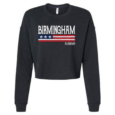 Birmingham Alabama Souvenir Gift Cropped Pullover Crew