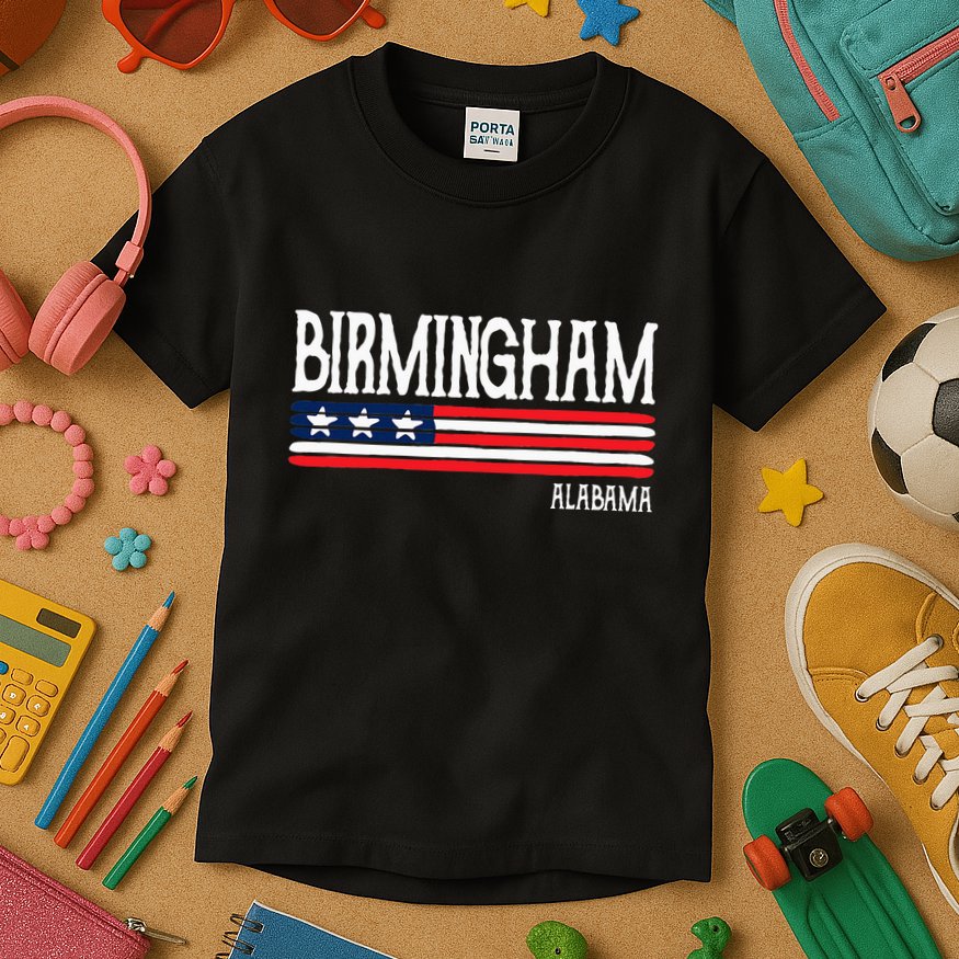 Birmingham Alabama Souvenir Gift Kids T-Shirt