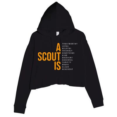 Bsa A Scout Is Crop Fleece Hoodie