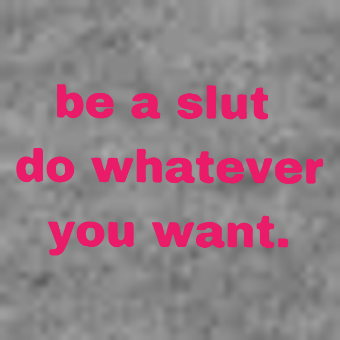 Be A Slut Do Whatever You Want Hooded Wearable Blanket