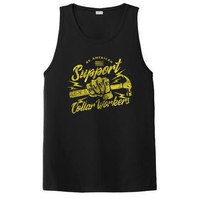 Be American Support Blue Collar Workers PosiCharge Competitor Tank