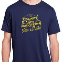 Be American Support Blue Collar Workers Adult ChromaSoft Performance T-Shirt