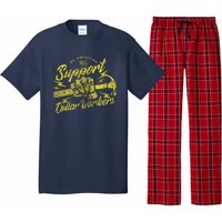 Be American Support Blue Collar Workers Pajama Set