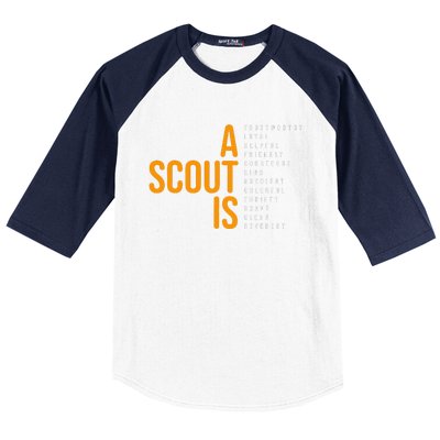 Bsa A Scout Is Baseball Sleeve Shirt