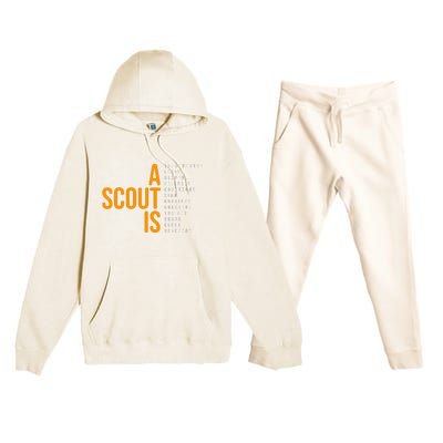 Bsa A Scout Is Premium Hooded Sweatsuit Set