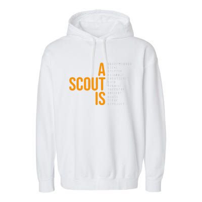 Bsa A Scout Is Garment-Dyed Fleece Hoodie