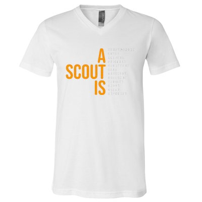 Bsa A Scout Is V-Neck T-Shirt