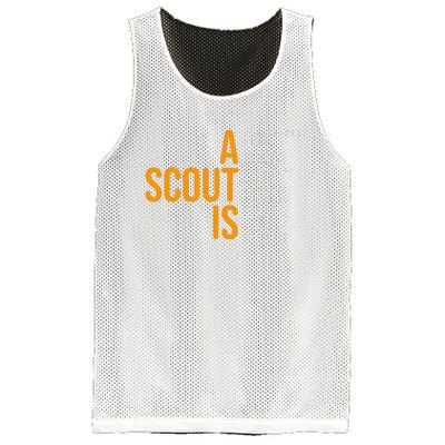 Bsa A Scout Is Mesh Reversible Basketball Jersey Tank