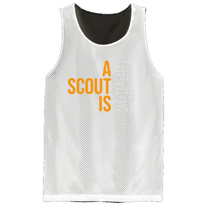 Bsa A Scout Is Mesh Reversible Basketball Jersey Tank