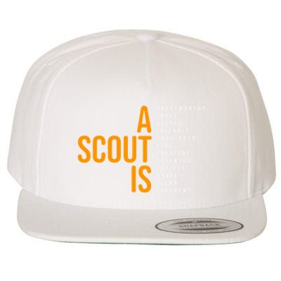 Bsa A Scout Is Wool Snapback Cap