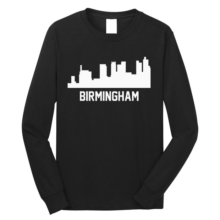 Birmingham Alabama Skyline Cityscape Long Sleeve Shirt