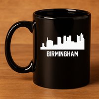 Birmingham Alabama Skyline Cityscape 11oz C Handle Ceramic Mug