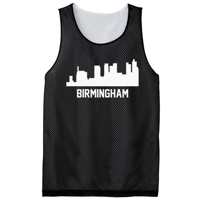 Birmingham Alabama Skyline Cityscape Mesh Reversible Basketball Jersey Tank