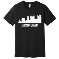 Birmingham Alabama Skyline Cityscape Premium T-Shirt