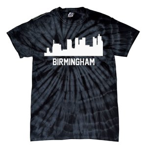 Birmingham Alabama Skyline Cityscape Tie-Dye T-Shirt