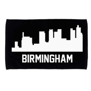 Birmingham Alabama Skyline Cityscape Microfiber Hand Towel