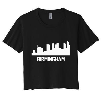 Birmingham Alabama Skyline Cityscape Crop Top