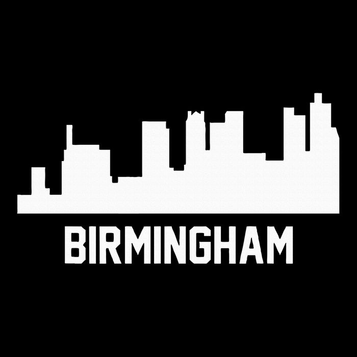 Birmingham Alabama Skyline Cityscape Zip Tote Bag